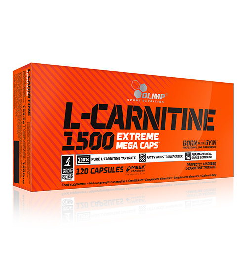 L-CARNITINE 1500 Extreme Mega Caps 120cps